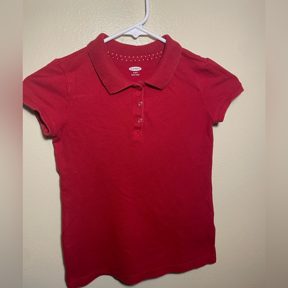 Old Navy Kids Uniform Shirt size (6/7)
